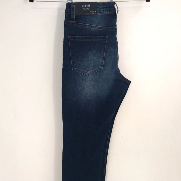 Women's Tahari Mid-Rise Straight Jeans - Picture 3 of 16